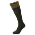 thumbnail image 2 of Bisley Langton Lattice Shooting Socks Green, 2 of 2