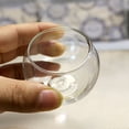 thumbnail image 4 of Candelabro de cristal transparente redondo esférico giratorio adornos de aromaterapia taza de vela taza vacía pequeño portavelas de huevo, 4 of 4