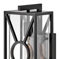 thumbnail image 4 of 18370BK Hinkley Lighting Brixton - 1 Light Small Outdoor Wall Mount Lantern made with Coastal Elements for Coastal Environments-Black Finish, 4 of 13
