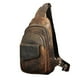 thumbnail image 1 of Bolso bandolera Le'aokuu para hombre de piel auténtica, 1 of 7