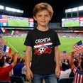 thumbnail image 1 of T-shirt Garçon Col Rond T-Shirt Graphique Hauts de Baseball Vêtements Filles 2T, 1 of 5