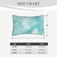 thumbnail image 6 of EasygdpBlue Marble Polyester Fiber Double-Sided Pillowcase,Super Soft,Comfortable And Luxurious Pillowcase,Not Easy To Break Or Deform- 20"X30", 6 of 9