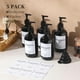 thumbnail image 2 of Botellas dispensadoras de champú Mithrgrous, 500 ml (paquete de 5), color negro, 2 of 7