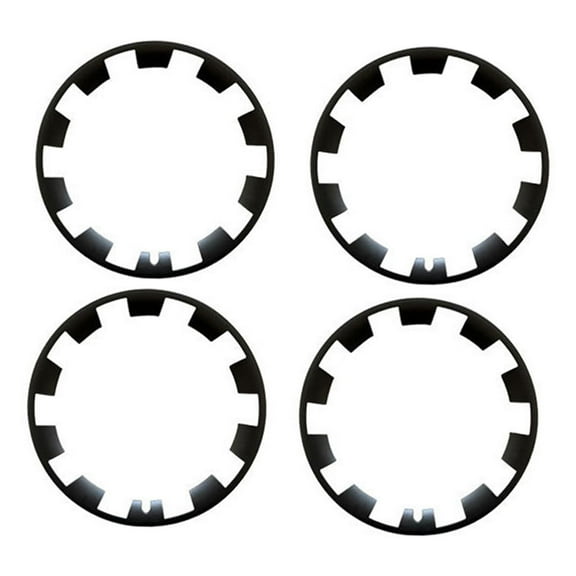 Dickly 4Pcs Wheel Rim Protector Stylish Decorative 20 Inches for Model Y Black