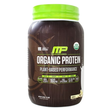 Muscle Pharm - Organic Protein Plant-Based Performance 30 Servings Vanilla - 2.5 lbs.