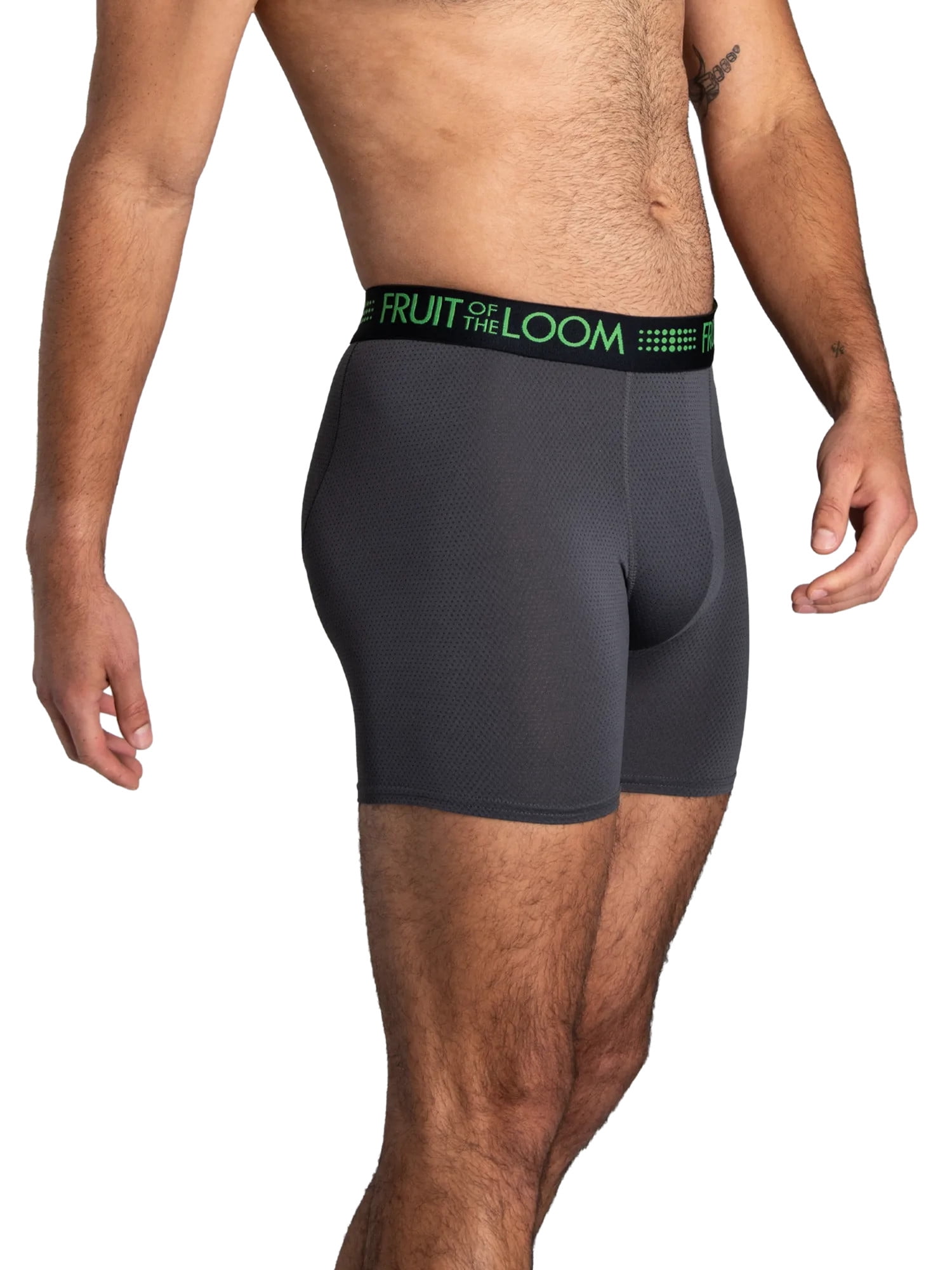 Fruit of the Loom Men's Breathable Micro-Mesh Boxer Briefs, 3-Pack