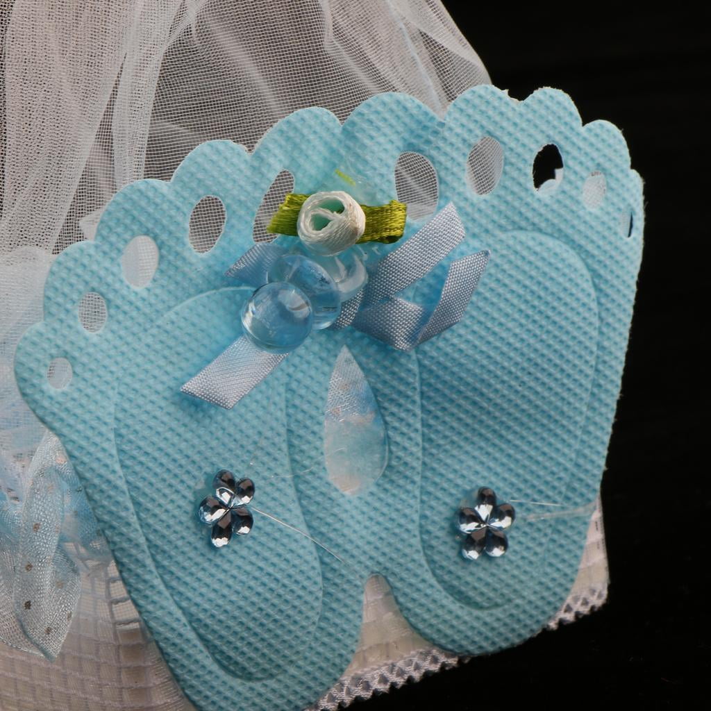 24 Pieces Gift Box Baby Shower Favor Blue