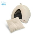 thumbnail image 2 of Best Pet Supplies Tienda de campaña para Mascotas, Cama Suave para Perros y Gatos, Bronceado, 19 Pulgadas x 19 Pulgadas, Beige Pana (TT630C-XL), 2 of 4