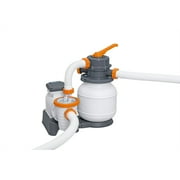 Bestway Hydrium 15 x 48 Steel Side Wall Above Ground Pool w/ Sand Pump & Accessories