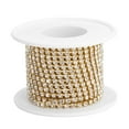 thumbnail image 1 of 5yard/roll AB Crystal Rhinestone Chain SS6-SS16 DIY Jewelry Craft (Silver), 1 of 6