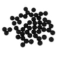thumbnail image 2 of 50 Pieces Round Soft Rubber Beads Rig Accessory - Black, 2 of 6