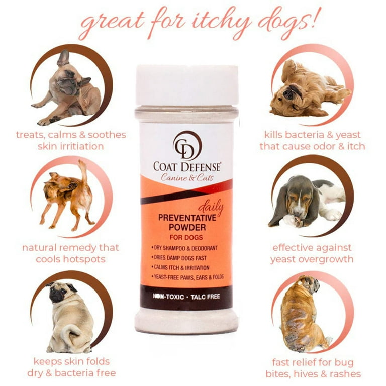 Antifungal powder for fashion dogs