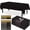 Black, variant on Mitzzllc Plastic Table Cloth Disposable 8 Pack,54 x 108 Inch Leakproof & Sturdy Decorative Tablecloths,Waterproof White Rectangle Table Cover