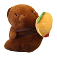 thumbnail image 4 of Carpincho de peluche, colgante de bolso de carpincho, colgante de carpincho coleccionable de dibujos animados para familia, adultos, niños, niñas, bolsa de hamburguesa, 4 of 8