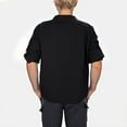 thumbnail image 5 of YUHAOTIN T-Shirts for Men Graphic Tees Sports Men's Cotton Linen Shirt Long Sleeve Hippie Casual Beach T Shirts T Shirts for Men Graphic Funny Saying Fishing Mens Crew Neck T Shirts Black, 5 of 9