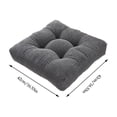 thumbnail image 3 of Square Seat Cushions for Seat Dining Chair, Chair Cushions Square No Ties, Desk Chair Cushion for Long Sitting Cute Comfortable Fleece Seat Cushion Thick Dorm Room Essentials, 3 of 6