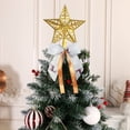 thumbnail image 5 of sruoe Christmas Bows, Christmas Tree Topper Bow, Wreath Bows Xmas Ornaments, Christmas Tree Accessories, Indoor Outdoor Hoiday Decor, Long Streamer Ribbon for Farmhouse Christmas Decoration, Gray, 5 of 6