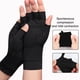 thumbnail image 5 of 1 par de guantes de compresión para artritis: guantes de cobre y poliéster para aliviar el dolor de las articulaciones artríticas con medio dedo para aliviar los síntomas de la artritis (M), 5 of 5