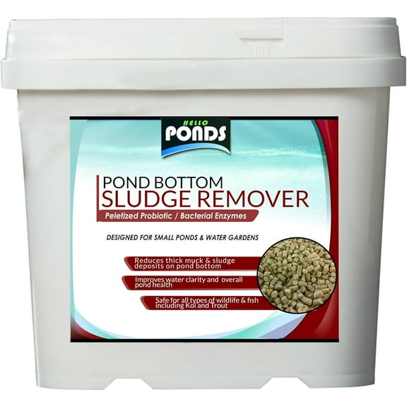 Pond Bacteria Sludge Pellets Koi Pond & Water Garden Muck Reducer (10 lbs)