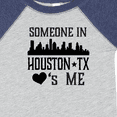 thumbnail image 4 of Inktastic Houston Texas Someone Loves Me Skyline Boys or Girls Baby Bodysuit, 4 of 5