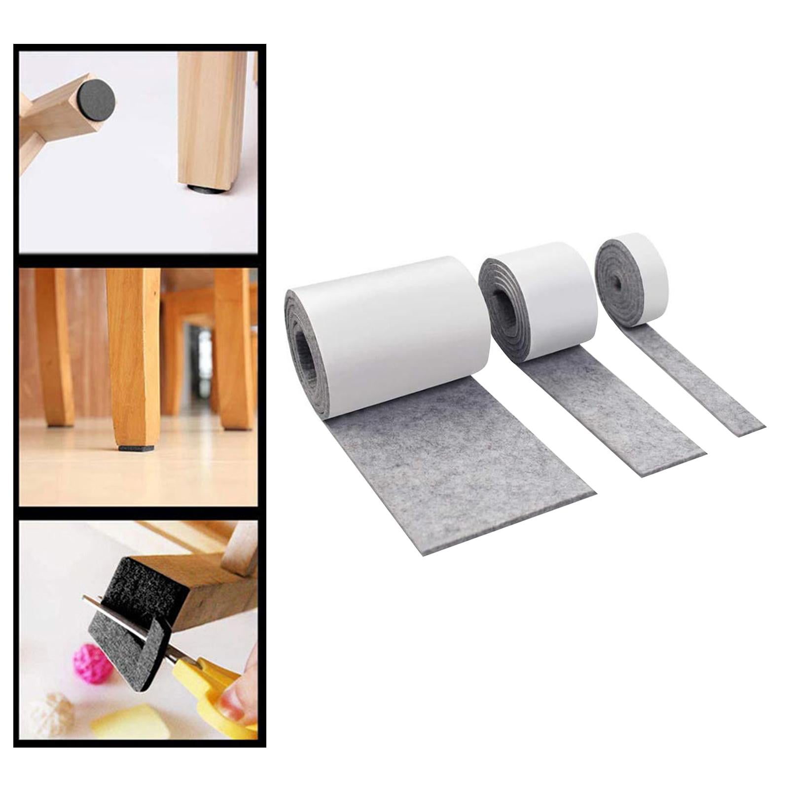 EMYVSVO DIY Self Adhesive Felt Tape 1 96 inch X4 7 Feet Strips Roll Polyester for Furniture on Hardwood Floors Reduce Noise 1 at MechanicSurplus.com