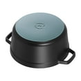 thumbnail image 2 of STAUB La Cocotte Cocotte Ronde en Fonte de 3,7 L, Noire, 2 of 11