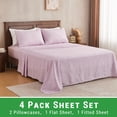 thumbnail image 6 of Gogreen 3PC Deep Pocket Twin Sheet Set Fit 14", Breathable Microfiber Super Soft Twin Size Sheet Set, Luxury Hotel Style Home Decor Twin Bed Sheet Set, Gift for Women, Men, 6 of 12