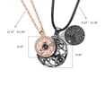 thumbnail image 6 of I Love You Necklace 100 Languages for Him and Her Projection Necklace Matching Sun and Moon Necklaces for Couples and Best Friends, 6 of 6