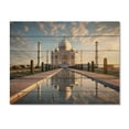 thumbnail image 3 of Designart "Taj Mahal Islam wall art I" Islamic Print on Natural Pine Wood, 3 of 5