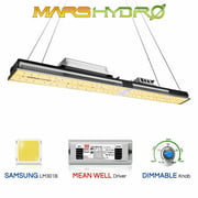Mars Hydro SP 3000 LED Grow Light Full Spectrum Samsung L301B Osram 3030 Chips Dimming Daisy Chain No Noise Water Proof Mean Well Driver Good for Veg Bloom All Stages