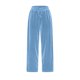 thumbnail image 5 of RKSTN Women's Velvet Wide Leg Pants Plus Size Drawstring Elastic Waisted Straight Leg Velour Pant Womens Casual Solid Oversized Relaxed Fits Loose Comfortable Velvets Jogger Trousers with Pockets, 5 of 7