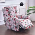 thumbnail image 2 of Housses de Fauteuil Inclinable pour Chaise Électrique avec Poches, Housse Extensible 4 Pcs pour Fauteuils, Protecteur de Meubles pour Salon (Rose Rétro), 2 of 8
