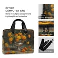 thumbnail image 4 of 16" Laptop Briefcase, Detachable Anti-Slip Shoulder Strap, Multi-Compartment Work Travel Bag Marigolds, 4 of 8