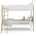 thumbnail image 5 of Storkcraft Next Delray Twin-over-Twin Bunk Bed, White with Natural, 5 of 9
