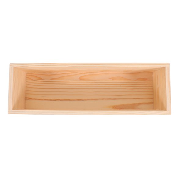 WASHWEPE Rustic Boxes Wood Drawer Organizer 1Pack 11x3.5x3.2in