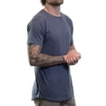 thumbnail image 4 of ShirtBANC Hipster Hip Hop Long Drop Cut Mens Shirt Curved Hem Multi Color Packs, 4 of 7
