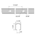 thumbnail image 2 of Rail en Aluminium 76 Pouces pour SLID'UP 1100, 2 of 5