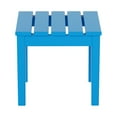 thumbnail image 4 of WestinTrends Ashore Oversized Outdoor Side Table, 18 Inch All Weather Poly Lumber Adirondack Patio Side Table Square End Table, Pacific Blue, 4 of 6