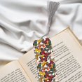thumbnail image 6 of Kdxio Retro Floral Butterfly Print Metal Tassel Bookmarks,Perfect Gift for Art Lovers and Bookworms Metal Bookmarks for Women, 6 of 8