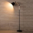 Floor Lamp Reading Light Adjustable Metal Standing Lamp for Living Room, Bedroom, Office or