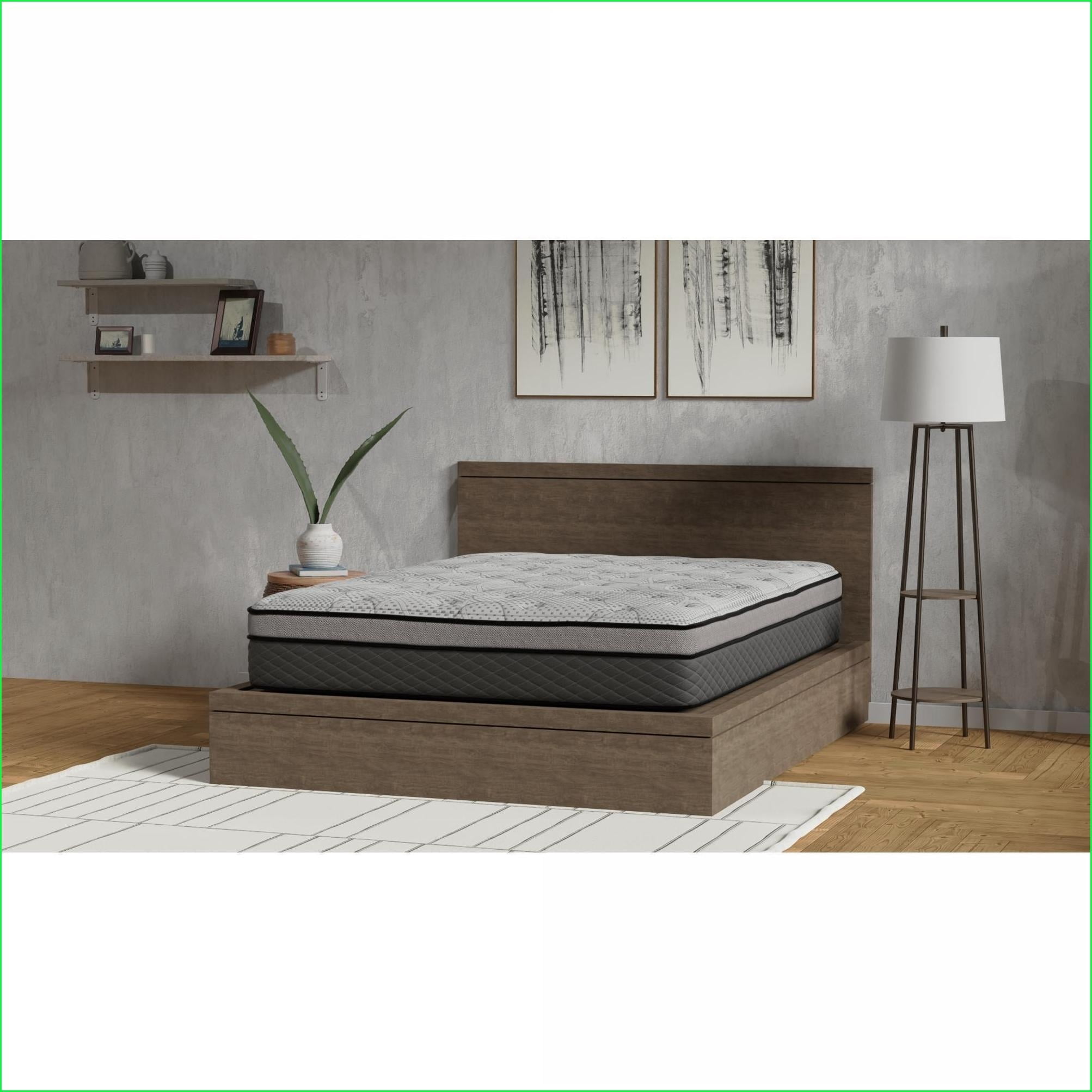 Mattresses 12 Inch Medium Firm Hybrid Mattress with Cooling Gel & Pocketed Coils | Foam+Spring | King