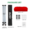 thumbnail image 5 of GVDV 10x10 Pop Up Canopy Tent, Instant Straight Leg Canopy, Outdoor Shading Shelter, Red, 5 of 10