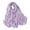 Purple, variant on Xinwanna Women Headscarf Solid Color Soft Breathable Wide Head Wrap Versatile Smooth Touch Scarf Fashion Accessories (Black)