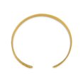 thumbnail image 3 of Yellow Plated Sterling Silver Textured Cuff Bangle Bracelet, 3 of 4
