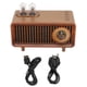 thumbnail image 2 of Altavoz retro, Altavoz retro, Tarjeta de Memoria Estéreo U Disco Aux Aux Altavoz de Radio Vintage Con Luz Led PC Portátil, 2 of 7