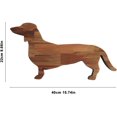 thumbnail image 7 of ADruer Funny Dachshund Charcuterie Board, 15.7 Inch Wooden Cheese Boards Appetizer Serving Food Tray,Decorative Food Plates for Fruit Snack Cake, Party Wedding Christmas Decor, Dachshund Lovers Gifts, 7 of 7
