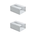 thumbnail image 2 of Injueey Caja de pañuelos de baño montada en la pared Caja de almacenamiento de papel de cocina Organizador de servilletas de baño sin gris 2piezas, 2 of 6