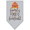 thumbnail image 2 of Pet and Dog Bandana Screen Printed, "Family, Food,  Football", 2 of 10