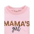 thumbnail image 5 of Toddler Baby Girl Letters Printed Pullover Sweatshirt Long Sleeve Cute Tops Fall Winter Clothes, 5 of 6