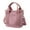Pink, variant on Sulgyt Women's Canvas Tote Shoulder Crossbody Bag with Compartments Small Handbag Multi-pocket Top Handle Work Bags, Multi-Pocket Handbag Shoulder Bags Large Capacity